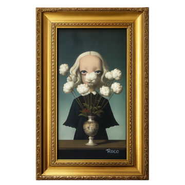 Rick Roco Original Painting “Behind Her Eyes”