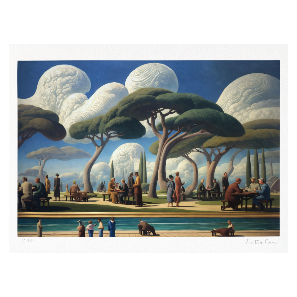 Easton Cain, Afternoon By The Pool