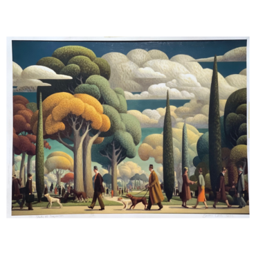 Easton Cain “Study of Regionalism” - 18”x24” Original Watercolor Painting