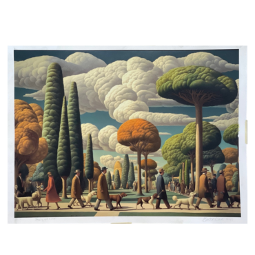 Easton Cain “Study of Color” - 18”x24” Original Watercolor Painting