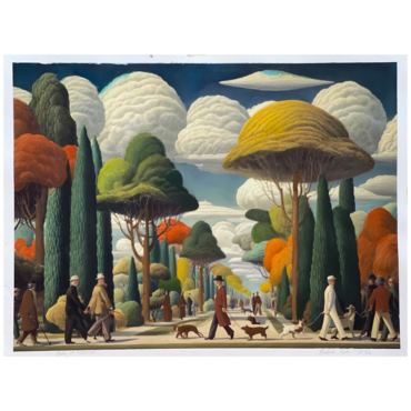 Easton Cain “Study of Relation” - 18”x24” Original Watercolor Painting