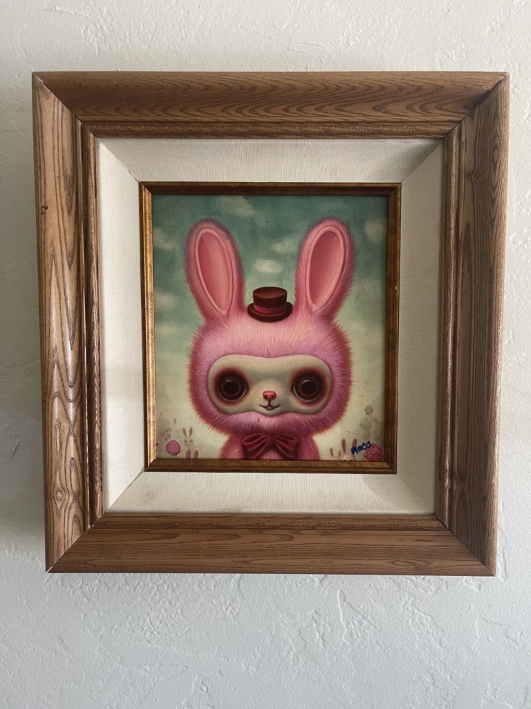 Rick Roco, The Little Masquerade, oil on canvas, 2024